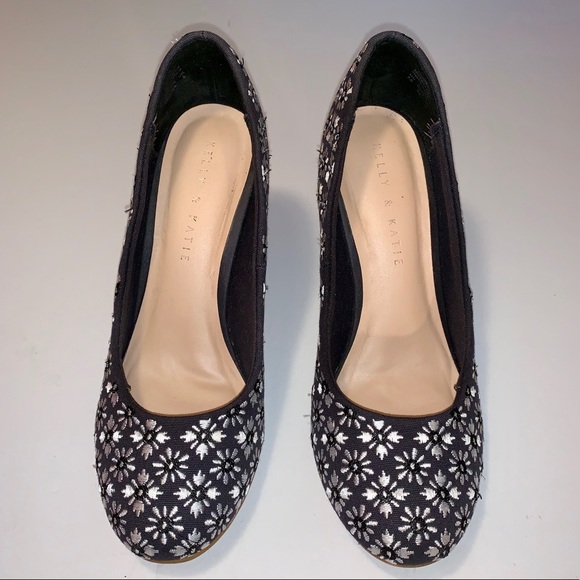 Kelly & Katie Shoes - Kelly & Katie Flower Pumps